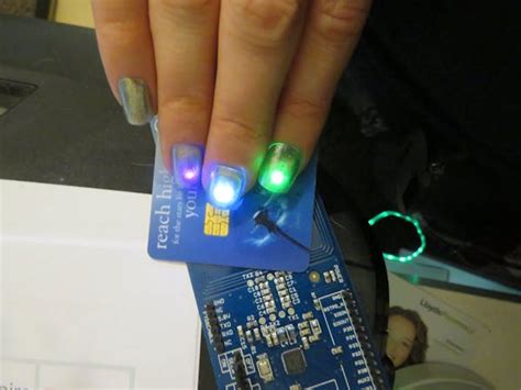 embedding nfc chips in fingernails